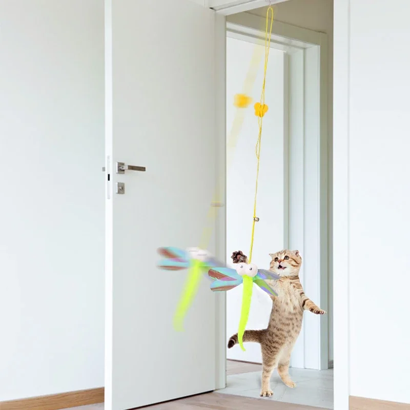 Hanging Automatic Interactive Cat Toy Funny Mouse Toys Cat Stick With Bell Toy For Kitten Playing Teaser Wand Pet Cat Supplies
Hanging Automatic Interactive Cat Toy Funny Mouse Toys Cat Stick With Bell Toy For Kitten Playing Teaser Wand Pet Cat Supplies