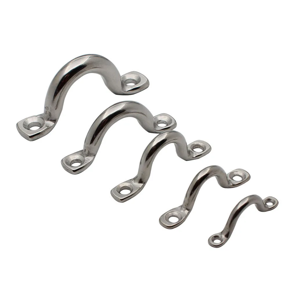 Bow Handle Saddle 316 Stainless Steel Tie Down U Shape Boat Marine Hardware Rigging Camel Back Canopy Fender Hook Pull For Yacht
Bow Handle Saddle 316 Stainless Steel Tie Down U Shape Boat Marine Hardware Rigging Camel Back Canopy Fender Hook Pull For Yacht