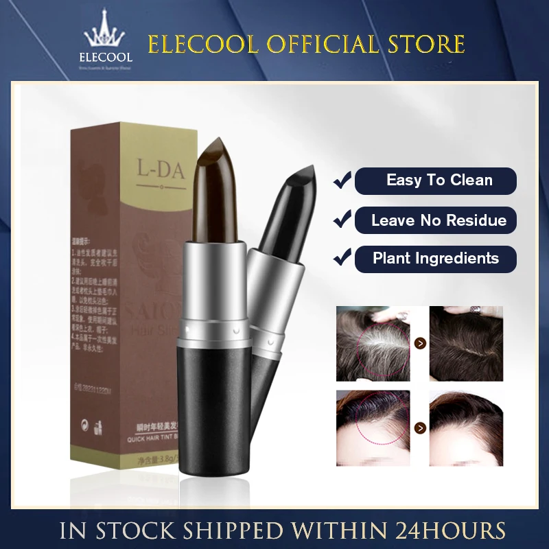 3.8g Instant Hair Dye Pen Gray Black Hairline DIY Root Coverage One-off Hair Color Cream Stick Temporary Cover Up Hair Dye
3.8g Instant Hair Dye Pen Gray Black Hairline DIY Root Coverage One-off Hair Color Cream Stick Temporary Cover Up Hair Dye