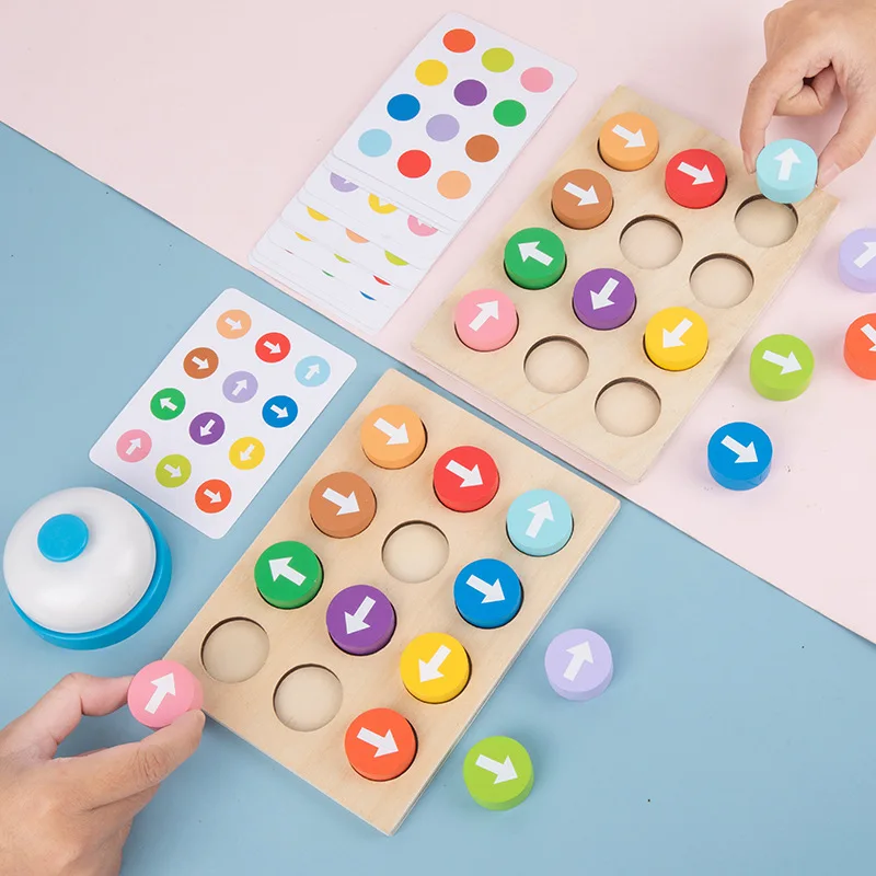 Wooden Color Direction Arrow War Game Children Hand Eye Coordination Logical Thinking Training Early Education Toys Gifts
Wooden Color Direction Arrow War Game Children Hand Eye Coordination Logical Thinking Training Early Education Toys Gifts