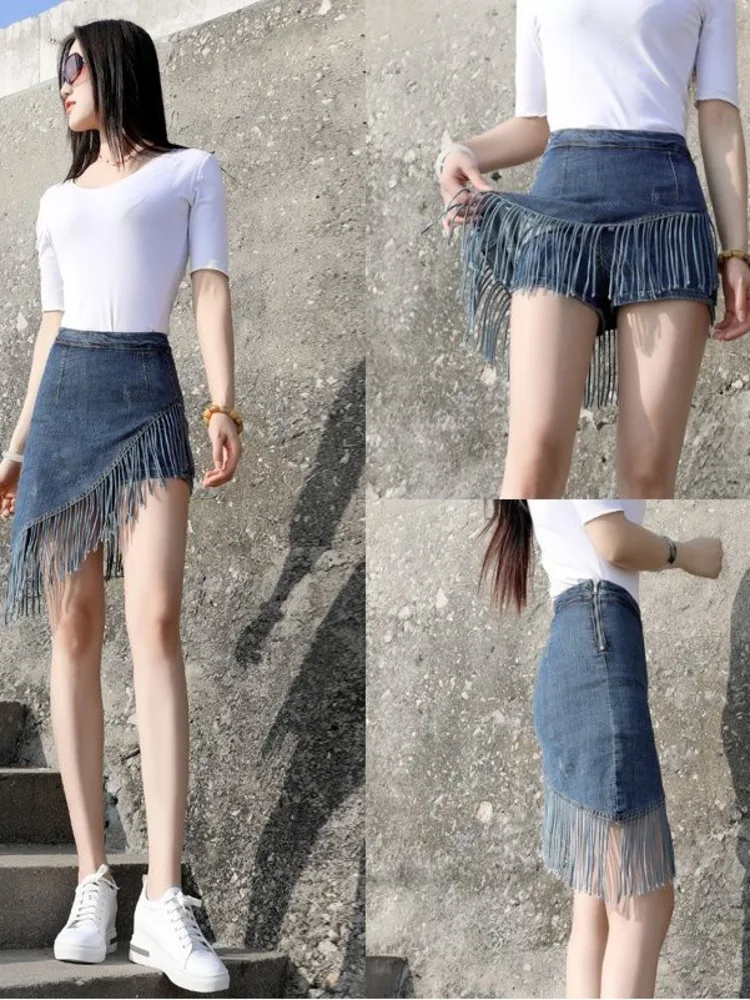 Summer Women's Denim Skirt Hip Sexy Vintage Tight High-waisted Elegant Wrap Aesthetic Midi Long Skirts for Women Fashion Korean
Summer Women's Denim Skirt Hip Sexy Vintage Tight High-waisted Elegant Wrap Aesthetic Midi Long Skirts for Women Fashion Korean