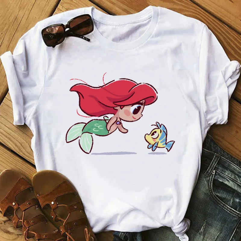Kawaii Disney Princess Funny Cartoon T Shirt Women Cute Graphic Summer Casual Tshirt Y2K Grunge Harajuku Manga T-shirt Female
Kawaii Disney Princess Funny Cartoon T Shirt Women Cute Graphic Summer Casual Tshirt Y2K Grunge Harajuku Manga T-shirt Female