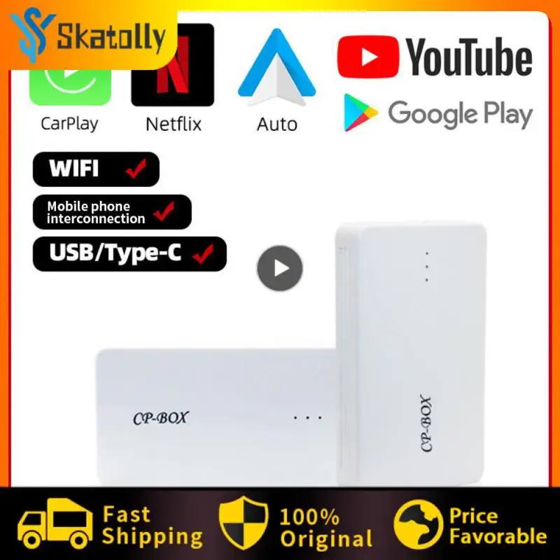 Wireless Carplay Transfer Box Durable Carpaly Module Multifunctional Universal Car Ai Box Car Accessories Bluetooths Auto Conne
Wireless Carplay Transfer Box Durable Carpaly Module Multifunctional Universal Car Ai Box Car Accessories Bluetooths Auto Conne