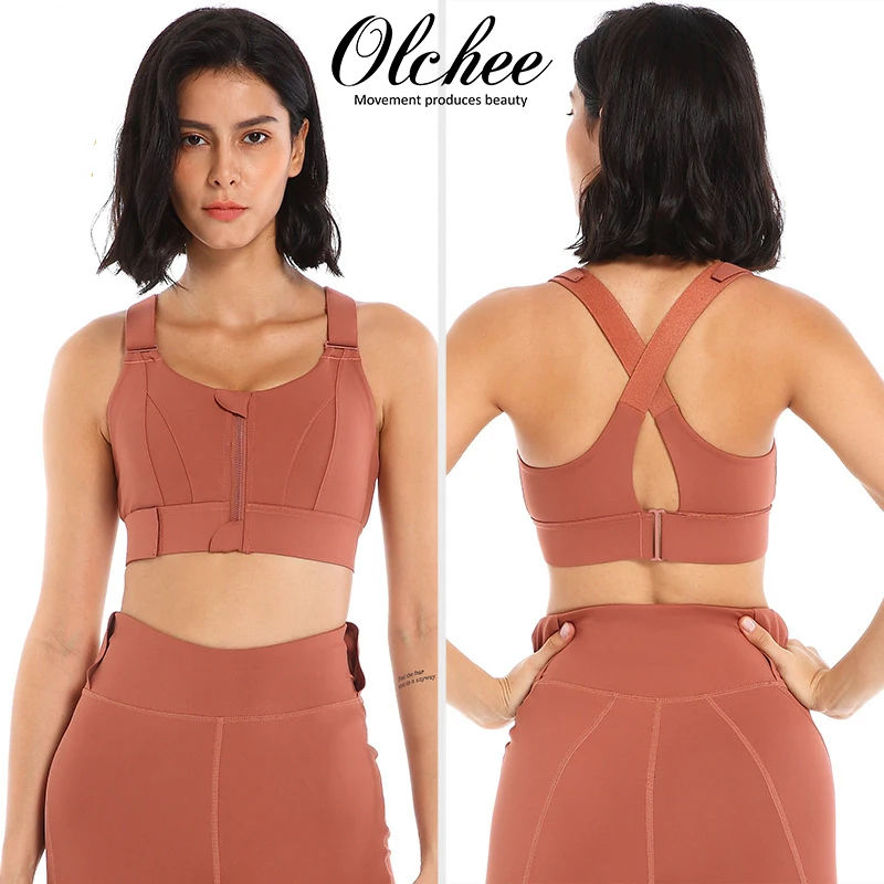 OLCHEE Zip Front Sports Bra Women's Adjustable Wireless Supportive Sports Yoga Bra High Impact Athletic Gym Running Fitness Yoga
OLCHEE Zip Front Sports Bra Women's Adjustable Wireless Supportive Sports Yoga Bra High Impact Athletic Gym Running Fitness Yoga