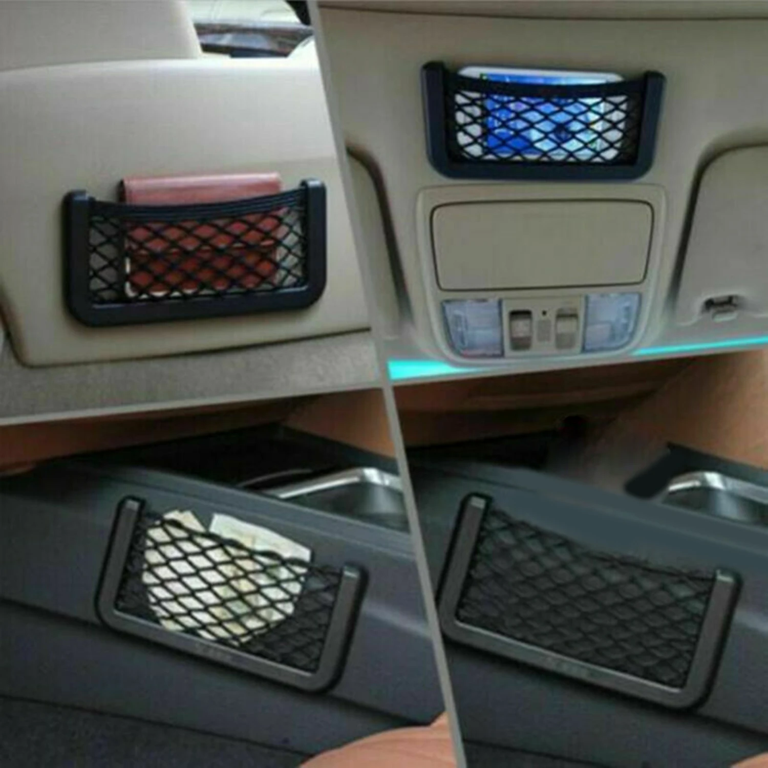 3PCS Universal Car Seat Side Back Storage Net Bag Phone Holder Pocket Organizer Interior Accessories Net+Polypropylene
3PCS Universal Car Seat Side Back Storage Net Bag Phone Holder Pocket Organizer Interior Accessories Net+Polypropylene