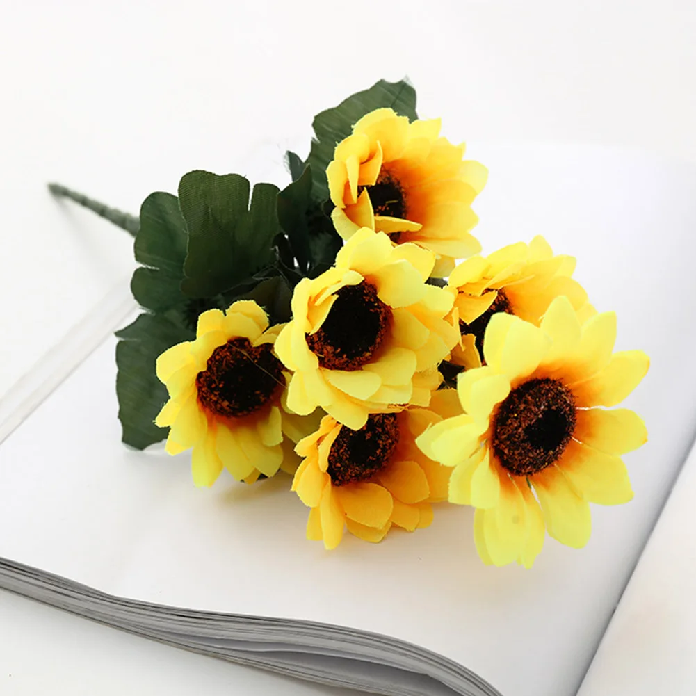 100% Brand New Sunflower Flowers Home Decoration Flower Arrangements For Gardens Fresh 1 Bunch Artificial Silk
100% Brand New Sunflower Flowers Home Decoration Flower Arrangements For Gardens Fresh 1 Bunch Artificial Silk