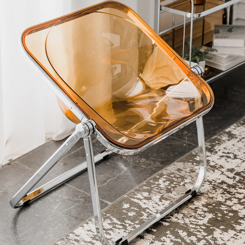 Ins Wind Transparent Leisure Folding Chair Acrylic Personalized Dining Chairs Nordic Metal Medieval Bar Chairs Low Stool
Ins Wind Transparent Leisure Folding Chair Acrylic Personalized Dining Chairs Nordic Metal Medieval Bar Chairs Low Stool