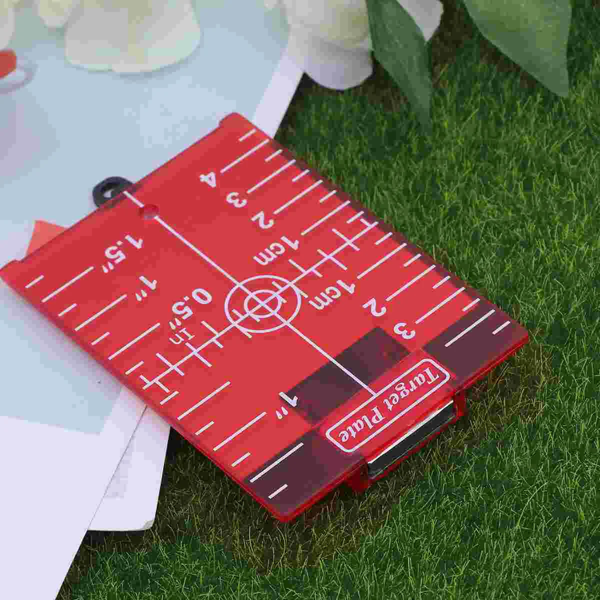 

No Burr Magnetic Target Plate for Red Lines Level Target Board (Red)