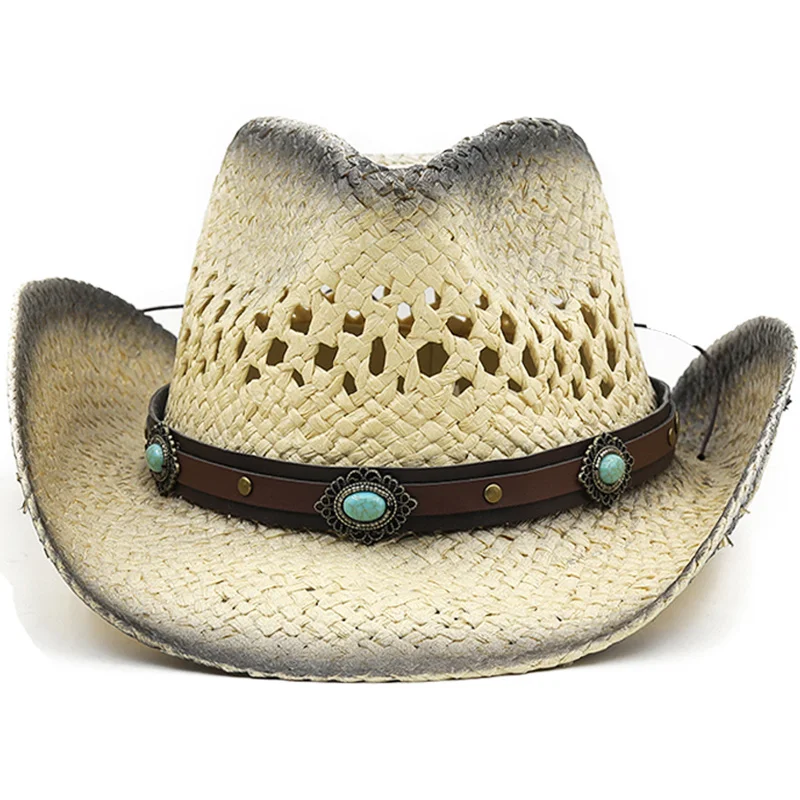 Hollow hand knitting New Sun hat for men and women's summer hats personalized western cowboy straw hat Girl beach hat
Hollow hand knitting New Sun hat for men and women's summer hats personalized western cowboy straw hat Girl beach hat