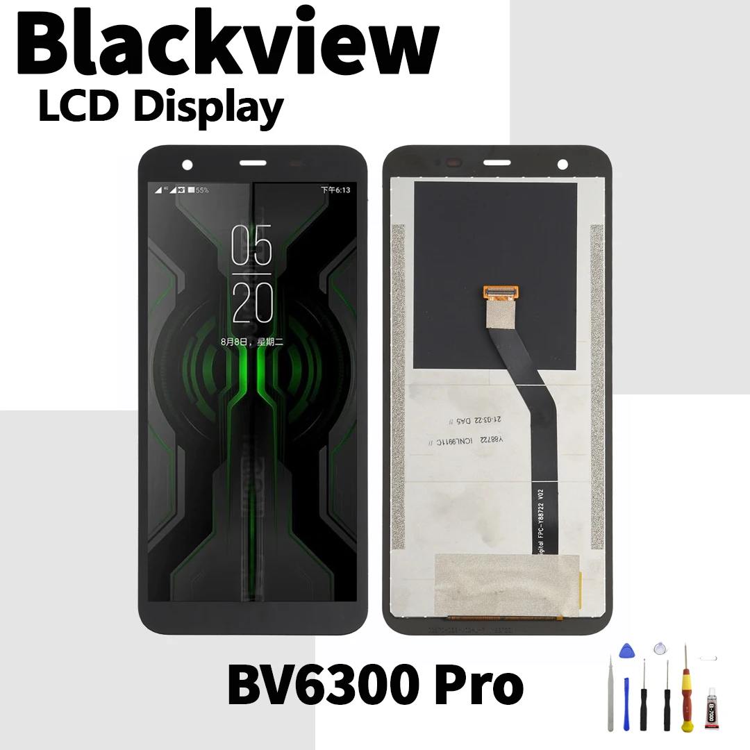 original For Blackview BV6300 PRO Lcd display Touch Screen Digitizer Assembly For Blackview BV6300 PRO Lcd screen with tools
original For Blackview BV6300 PRO Lcd display Touch Screen Digitizer Assembly For Blackview BV6300 PRO Lcd screen with tools
