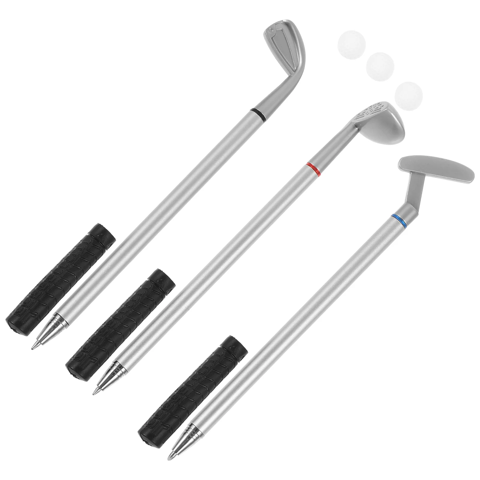 3 Sets Golf Pen Ballpoint Mini Funny Pens Ball-point Pole Alloy Desk Stationery Gift Desktop Golfing
3 Sets Golf Pen Ballpoint Mini Funny Pens Ball-point Pole Alloy Desk Stationery Gift Desktop Golfing