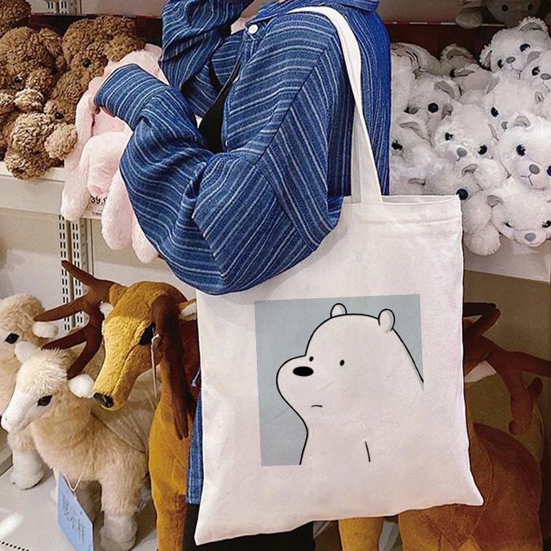 Cute Fun Handbag Fun Cartoon Bear Shopping Bag Shopper Bag Tote Bag Summer Shoulder Canvas Bag Large Capacity Wild Messenger Bag
Cute Fun Handbag Fun Cartoon Bear Shopping Bag Shopper Bag Tote Bag Summer Shoulder Canvas Bag Large Capacity Wild Messenger Bag
