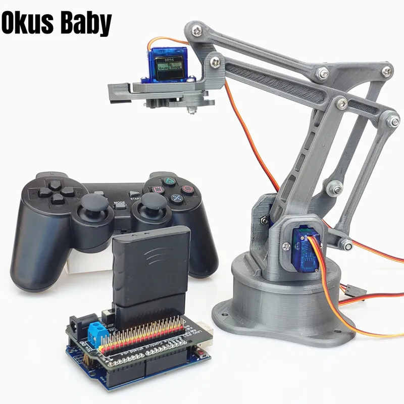 Совершенно новый PS2 пульт дистанционного управления 3D печать механический рычаг комплект для Arduino управление обучение комплект DIY
Совершенно новый PS2 пульт дистанционного управления 3D печать механический рычаг комплект для Arduino управление обучение комплект DIY