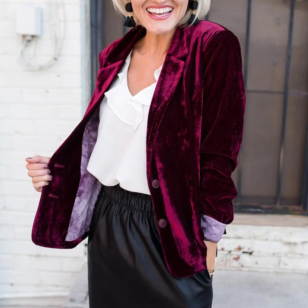 Temperament Office Lady Blazer Regular Sleeve Women Lapel Pure Color Suits Jacket Streetwear Suits Jacket for Office
Temperament Office Lady Blazer Regular Sleeve Women Lapel Pure Color Suits Jacket Streetwear Suits Jacket for Office