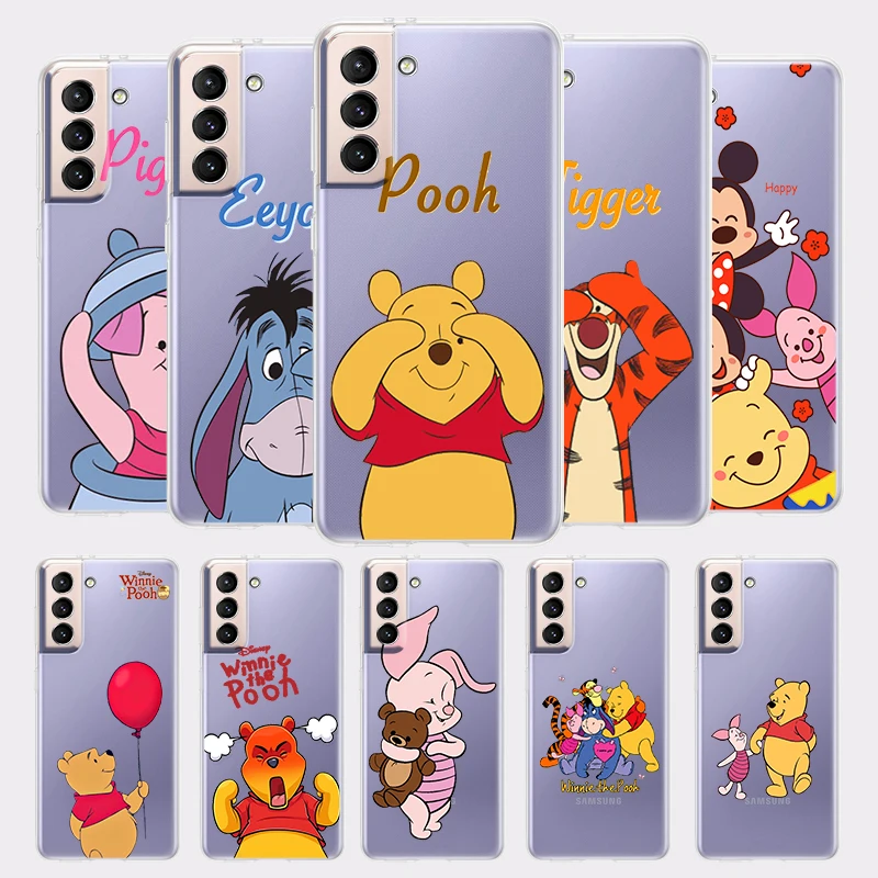 Disney Winnie Pooh Cute Phone Case for Samsung Galaxy S22 S21 S20 FE Ultra S10 S9 Plus Lite Transparent Silicone Shell Fundas
Disney Winnie Pooh Cute Phone Case for Samsung Galaxy S22 S21 S20 FE Ultra S10 S9 Plus Lite Transparent Silicone Shell Fundas