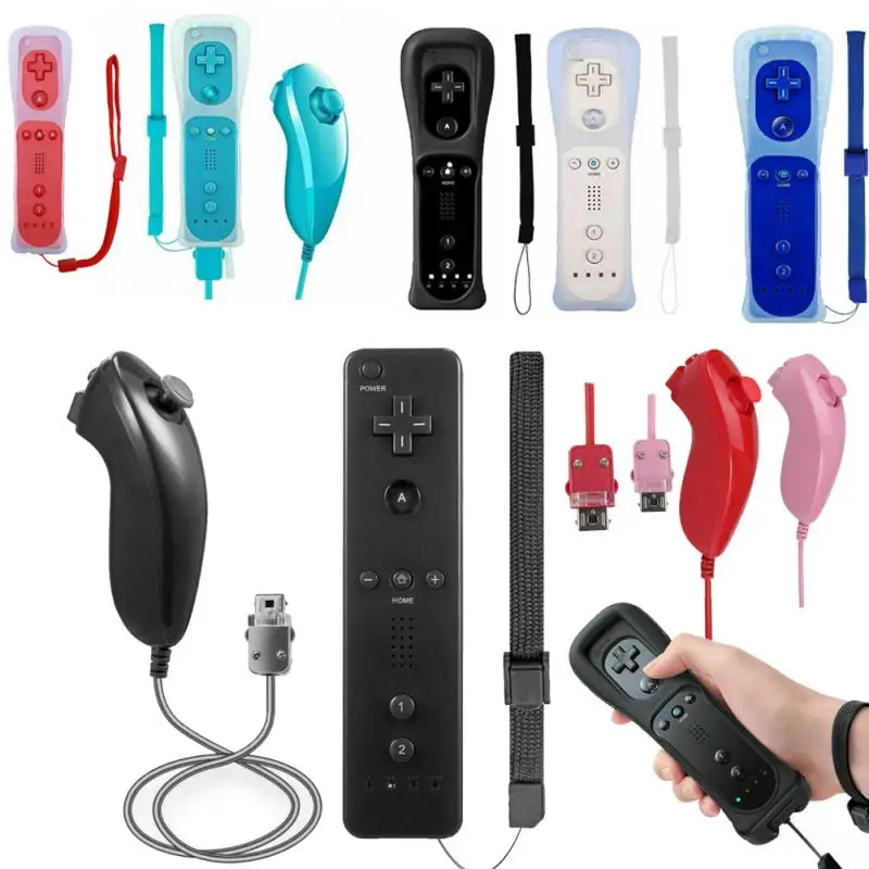 Remote Controller For Nintendo Wii Nunchuck Wireless Gamepad For Nintend Wii Console Joystick Joypad Remote Controle 5 Color
Remote Controller For Nintendo Wii Nunchuck Wireless Gamepad For Nintend Wii Console Joystick Joypad Remote Controle 5 Color