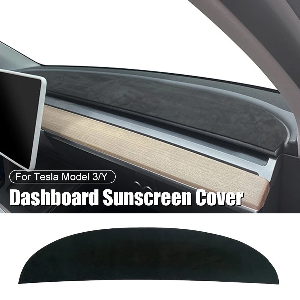 For Tesla Model 3/Y 17-23 Dashboard Cover Suede Sun Protection Instrument Panel Pad Sunshade Protection Interior Accessories
For Tesla Model 3/Y 17-23 Dashboard Cover Suede Sun Protection Instrument Panel Pad Sunshade Protection Interior Accessories