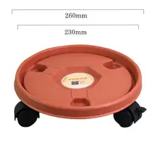 Plant Stand Thickened Pot Wheels Easy to Move Plant Pot Mover Fashionable Plant Pot Trolley for Large Vases