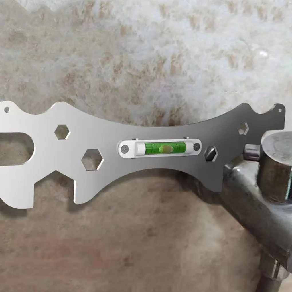 Special Wrench Tools with Level Shower Faucet Spanner Bathroom Wrenches Ranging Ruler Distance Measuring Tool for Toilet
Special Wrench Tools with Level Shower Faucet Spanner Bathroom Wrenches Ranging Ruler Distance Measuring Tool for Toilet