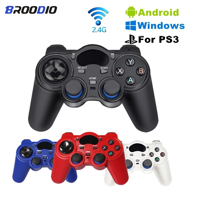 2.4 GHz Wireless Controller With USB OTG Converter Gamepad For PS3 Android TV Box Smart TV PC Joystick Console Wireless Gamepads
2.4 GHz Wireless Controller With USB OTG Converter Gamepad For PS3 Android TV Box Smart TV PC Joystick Console Wireless Gamepads