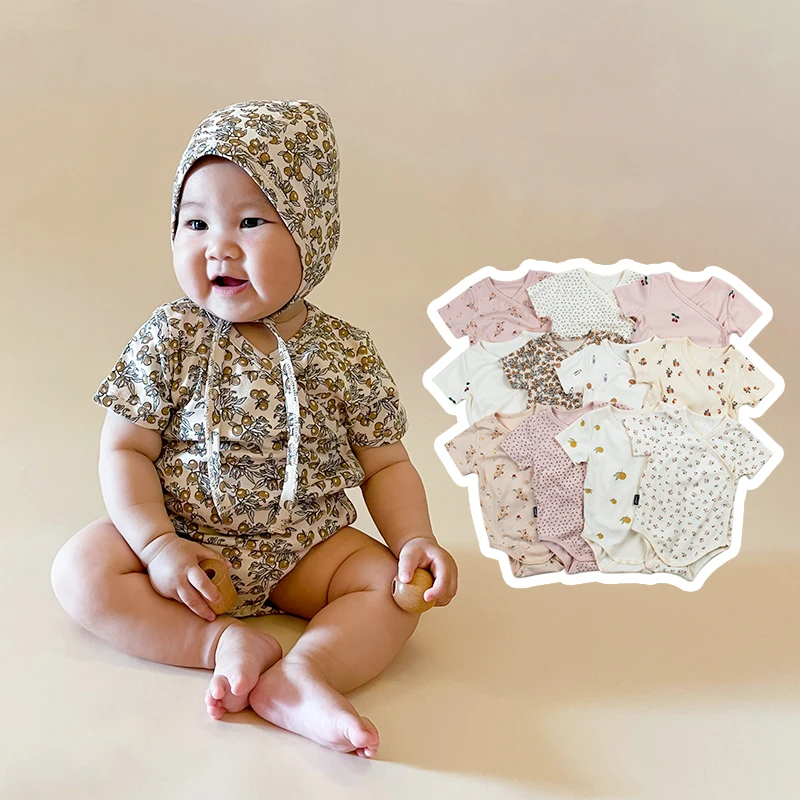 Summer Infant Baby Bodysuits Boys Girls Jumpsuits Floral Printing Newborn Outfit Baby Onesie Fashion Cotton Romper Baby Clothes 
Summer Infant Baby Bodysuits Boys Girls Jumpsuits Floral Printing Newborn Outfit Baby Onesie Fashion Cotton Romper Baby Clothes