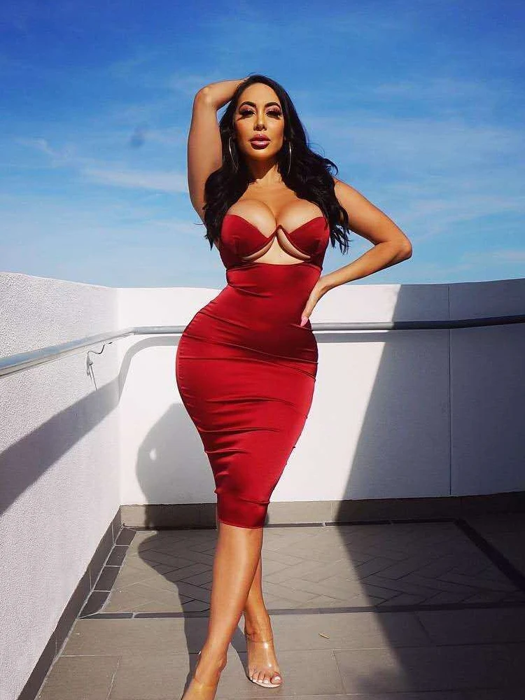 GORA FashionGORA Fashion 2022 New Fashion Women's Sexy Spaghetti Strap V Neck Hollow Out Bodycon Backless Midi Dress Elegant
GORA FashionGORA Fashion 2022 New Fashion Women's Sexy Spaghetti Strap V Neck Hollow Out Bodycon Backless Midi Dress Elegant