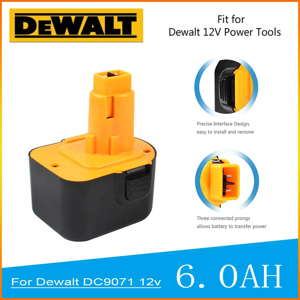 Dewalt 12V 6.0AH battery for Dewalt DC9071 DW9072 DW9071 DE9074 DE9037 DE9071 DE9072 DE9075 12V battery wireless power tool
Dewalt 12V 6.0AH battery for Dewalt DC9071 DW9072 DW9071 DE9074 DE9037 DE9071 DE9072 DE9075 12V battery wireless power tool