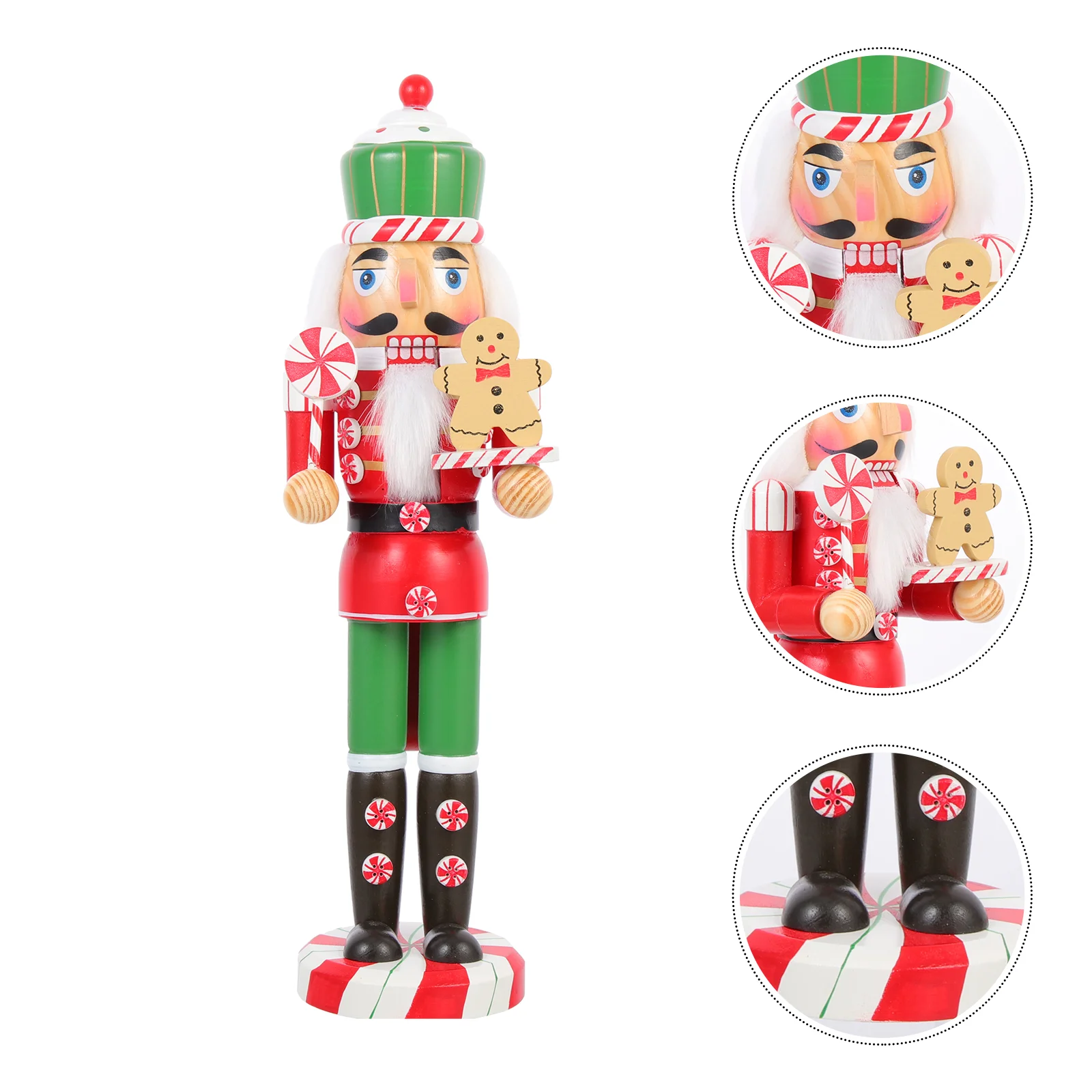 Nutcracker Christmas Wooden Gingerbread Figurine Figures Candy Desktopman Statue Chef Nutcrackers Centerpiece Decor Craft
Nutcracker Christmas Wooden Gingerbread Figurine Figures Candy Desktopman Statue Chef Nutcrackers Centerpiece Decor Craft