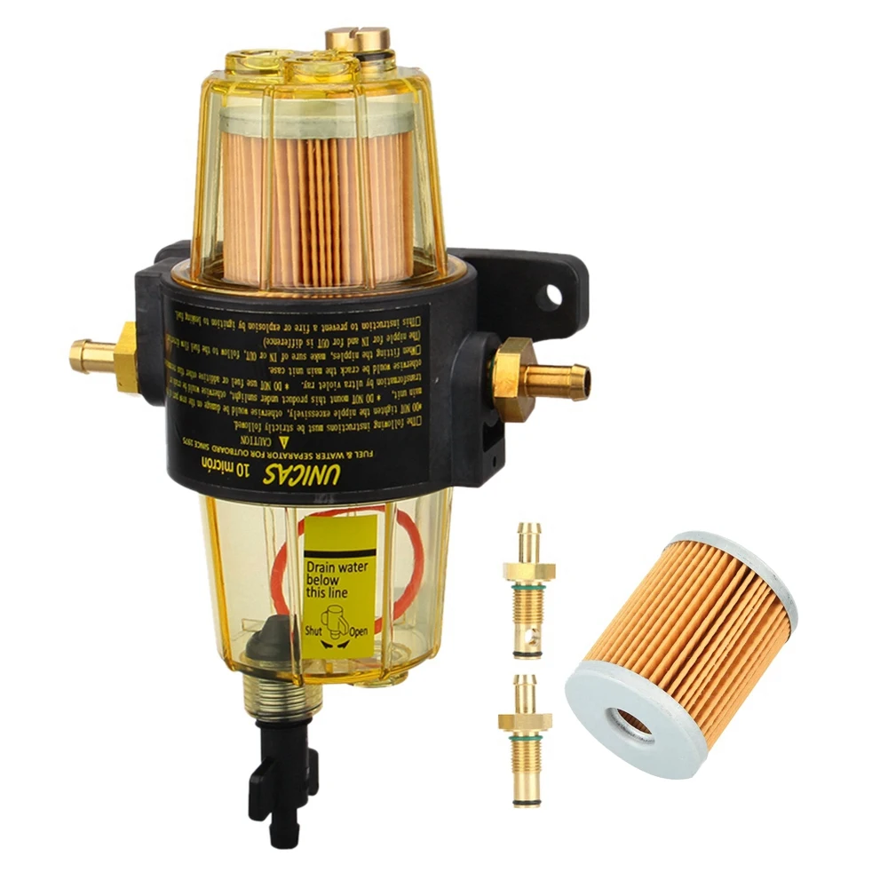 UF-10K Fuel Filter Fuel-Water Separator Assembly with Filter elements Fuel Filter Assembly for Yamaha Outboard Engine
UF-10K Fuel Filter Fuel-Water Separator Assembly with Filter elements Fuel Filter Assembly for Yamaha Outboard Engine