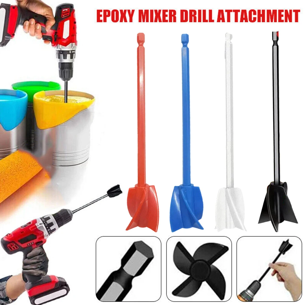 

Epoxy Mixing Stick Paint Stirring Rod Putty Cement Paint Mixer Attachment With Drill Chuck For Mixes Epoxy Resin Latex Oil Paint