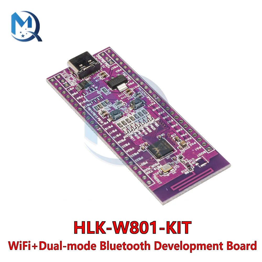 W801 Microcontroller 160MHZ 5-8Bit WiFi Bluetooth Dual-mode Development Board QFN-56 SoC MCU Chip Development Low Power
W801 Microcontroller 160MHZ 5-8Bit WiFi Bluetooth Dual-mode Development Board QFN-56 SoC MCU Chip Development Low Power