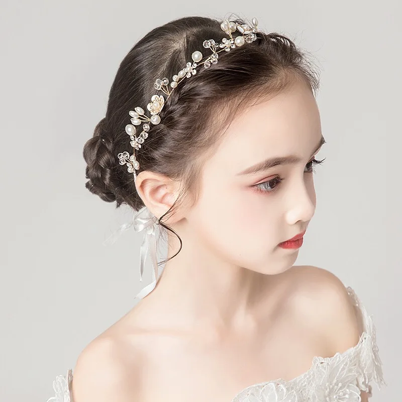 Girls Headbands Floral Headband Women Shiny Crystal Pearl Hairband Gold Color Branches Wedding Bride Tiara Crown Hair Jewelry 
Girls Headbands Floral Headband Women Shiny Crystal Pearl Hairband Gold Color Branches Wedding Bride Tiara Crown Hair Jewelry