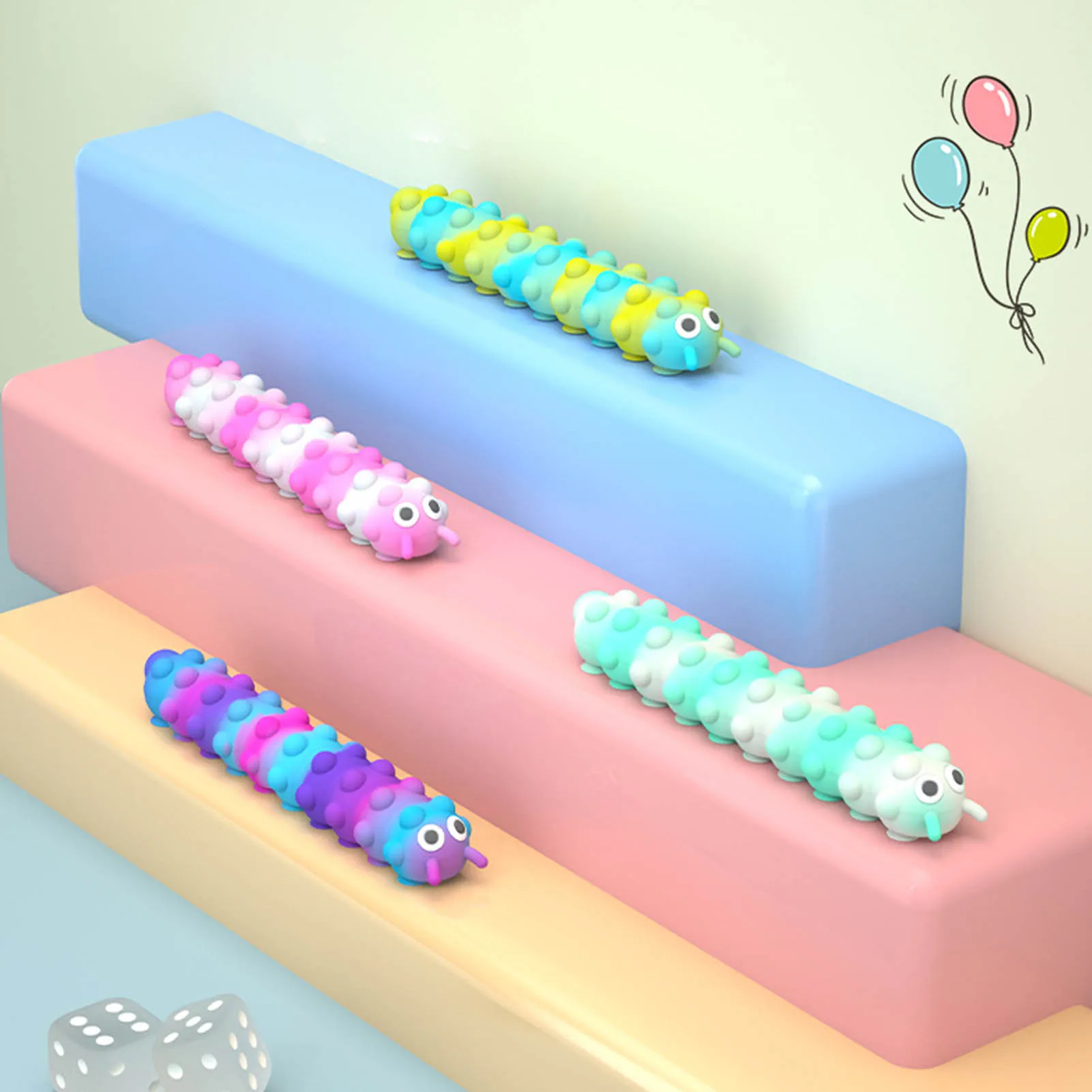 Fidgets Squeeze Toy Cute Caterpillar Squishy Toy Decompression Flexible Stress Relief Anti-anxiety Sensory Toy Gift For Kids
Fidgets Squeeze Toy Cute Caterpillar Squishy Toy Decompression Flexible Stress Relief Anti-anxiety Sensory Toy Gift For Kids