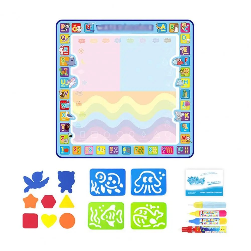 1 Set Water Drawing Mat TC/PE Cloth Baby Teaching Safe Toddler Doodling Painting Board Kids Doodle Mat Nursery Supplies
1 Set Water Drawing Mat TC/PE Cloth Baby Teaching Safe Toddler Doodling Painting Board Kids Doodle Mat Nursery Supplies