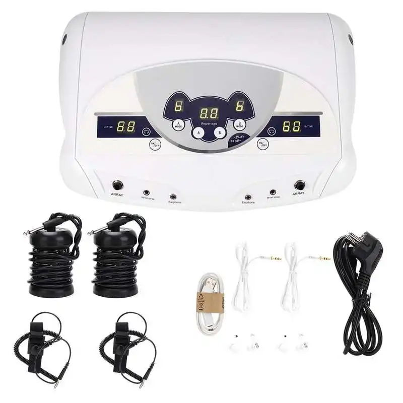 TMISHION Dual Ionic Cleanse Detox Foot Spa Hydrogen Machine for Two Person Use at The Same Time with Far Infrared Heating Belts
TMISHION Dual Ionic Cleanse Detox Foot Spa Hydrogen Machine for Two Person Use at The Same Time with Far Infrared Heating Belts