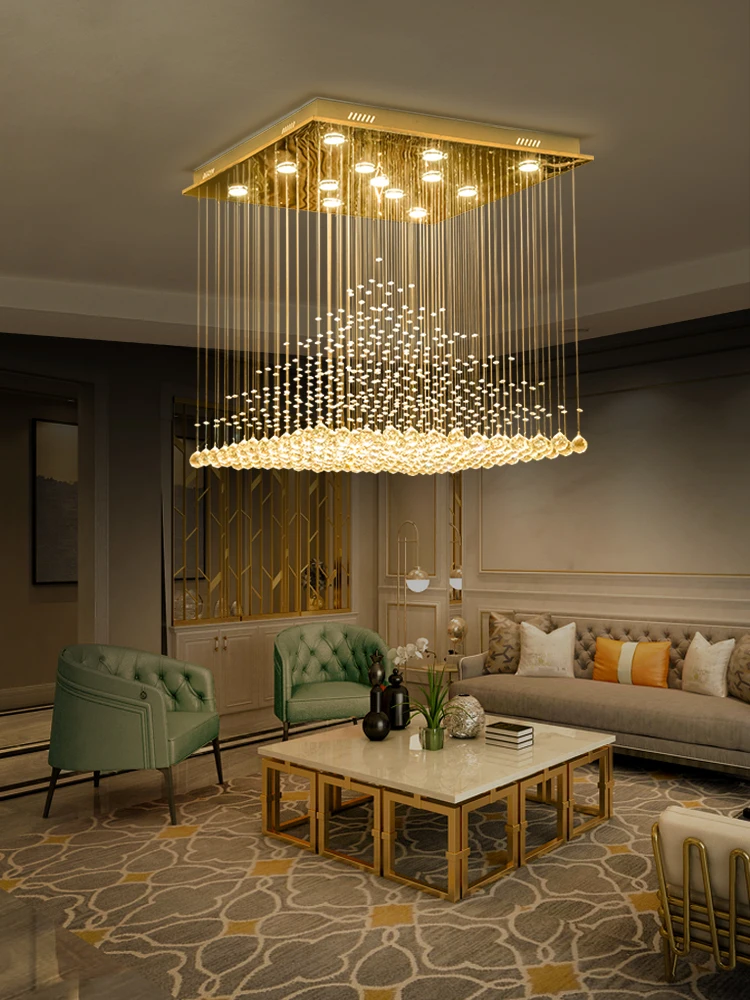 Modern ceiling chandelier living room square crystal chandelier stainless steel base lamp stair attic crystal ceiling chandelier
Modern ceiling chandelier living room square crystal chandelier stainless steel base lamp stair attic crystal ceiling chandelier