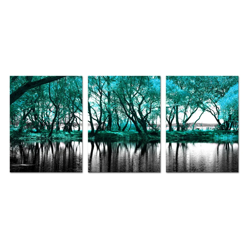 3 Pieces Green Forest Posters Wall Art Woods By The Sea Print Canvas Painting Modern Style Picture Living Room Home Decor
3 Pieces Green Forest Posters Wall Art Woods By The Sea Print Canvas Painting Modern Style Picture Living Room Home Decor