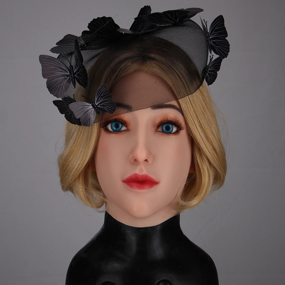 Silicone artificial long neck Headgear With makeup and wig Cosplay Crossdresser Transgender
Silicone artificial long neck Headgear With makeup and wig Cosplay Crossdresser Transgender