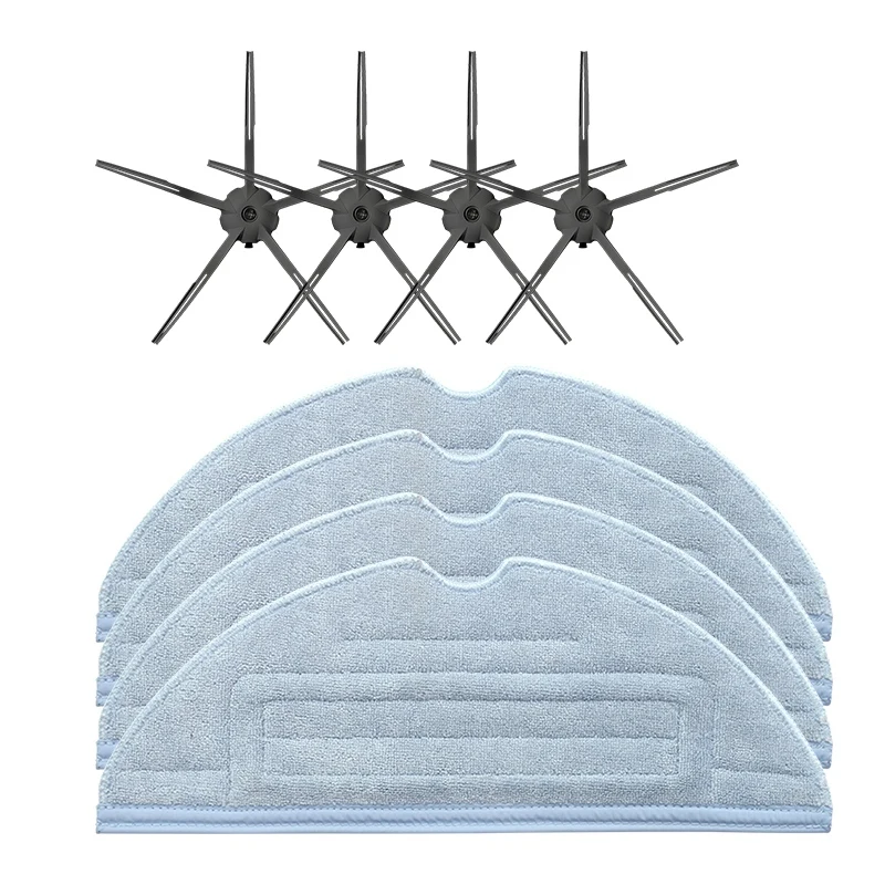 8Pcs Mop Cloth Side Brush Accessories Kit for Xiaomi Roborock T7 T7Plus S7 Vacuum Cleaner Accessories-Black
8Pcs Mop Cloth Side Brush Accessories Kit for Xiaomi Roborock T7 T7Plus S7 Vacuum Cleaner Accessories-Black