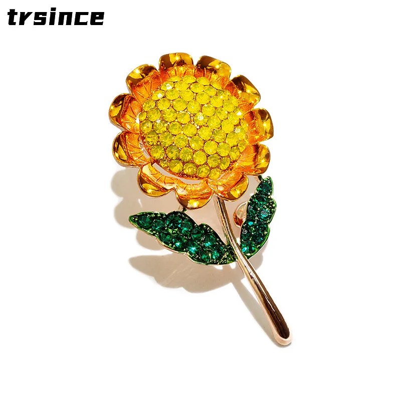 New Fashion Colorful Rhinestone Sunflower Brooch Woman Sweater Shirt Collar Pins Accessories Enamel Brooches Jewelry
New Fashion Colorful Rhinestone Sunflower Brooch Woman Sweater Shirt Collar Pins Accessories Enamel Brooches Jewelry