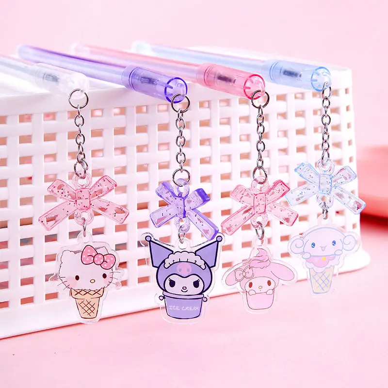 Кавайная гелевая ручка Sanrio в форме банта Hellokittyed Kuromi Cinnamoroll, милый детский мультяшный стилус для учеников и подписей
Кавайная гелевая ручка Sanrio в форме банта Hellokittyed Kuromi Cinnamoroll, милый детский мультяшный стилус для учеников и подписей