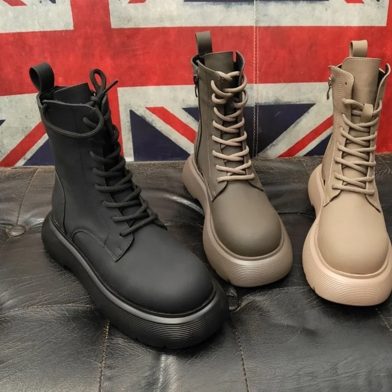 Thick-soled Women's Boots 2021 Winter New Casual All-match Comfortable Side Zipper PU Leather Warm Ankle Boots Female Non-slip
Thick-soled Women's Boots 2021 Winter New Casual All-match Comfortable Side Zipper PU Leather Warm Ankle Boots Female Non-slip