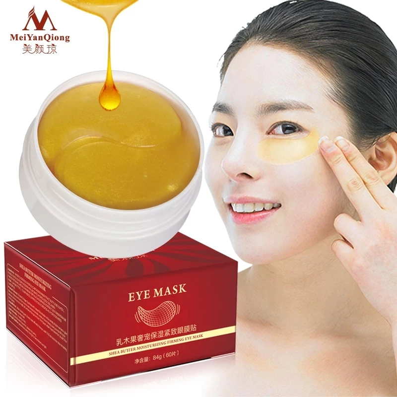 60pcs Gold Collagen Eye Mask Ageless Anti Wrinkle Eye Bags Dark Circles Puffy Eyes Whitening Shea Butter Moisturizing Eye Mask
60pcs Gold Collagen Eye Mask Ageless Anti Wrinkle Eye Bags Dark Circles Puffy Eyes Whitening Shea Butter Moisturizing Eye Mask