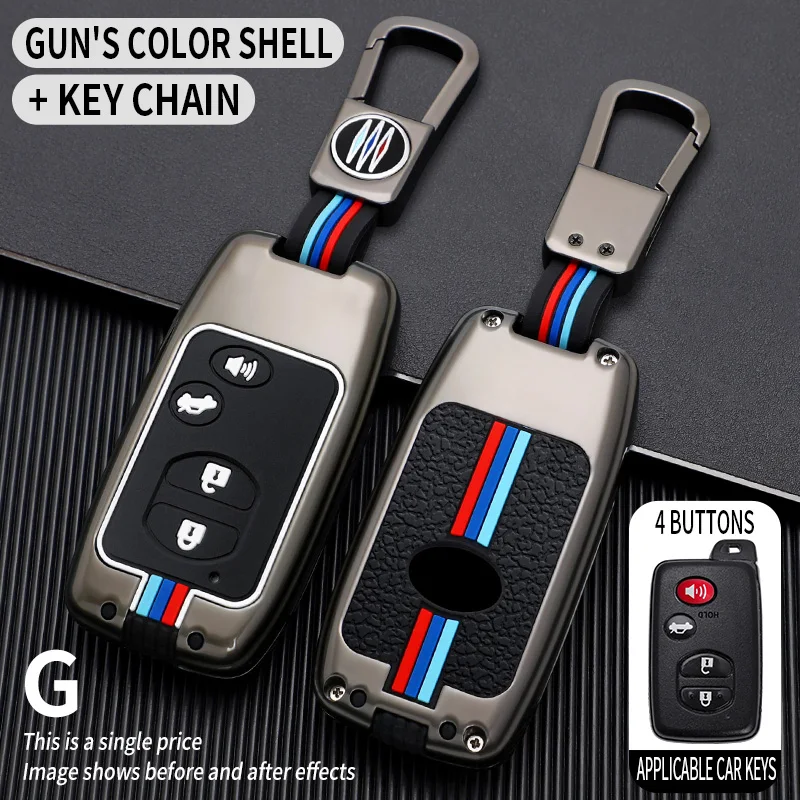 Car Zinc Alloy Key Case Holder Cover For Toyota Camry Prado Prius Corolla Crown RAV4 2/3/4 Button Car Shell Interior Accessories
Car Zinc Alloy Key Case Holder Cover For Toyota Camry Prado Prius Corolla Crown RAV4 2/3/4 Button Car Shell Interior Accessories
