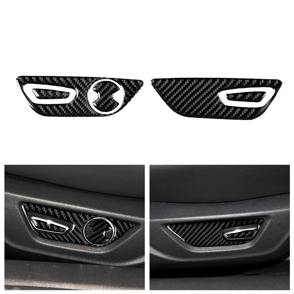 5*Carbon fiber Seat Adjust Switch Button Cover Sticker For Ford Mustang 2015-19 Make Your Car More Cool Protect Your Car
5*Carbon fiber Seat Adjust Switch Button Cover Sticker For Ford Mustang 2015-19 Make Your Car More Cool Protect Your Car