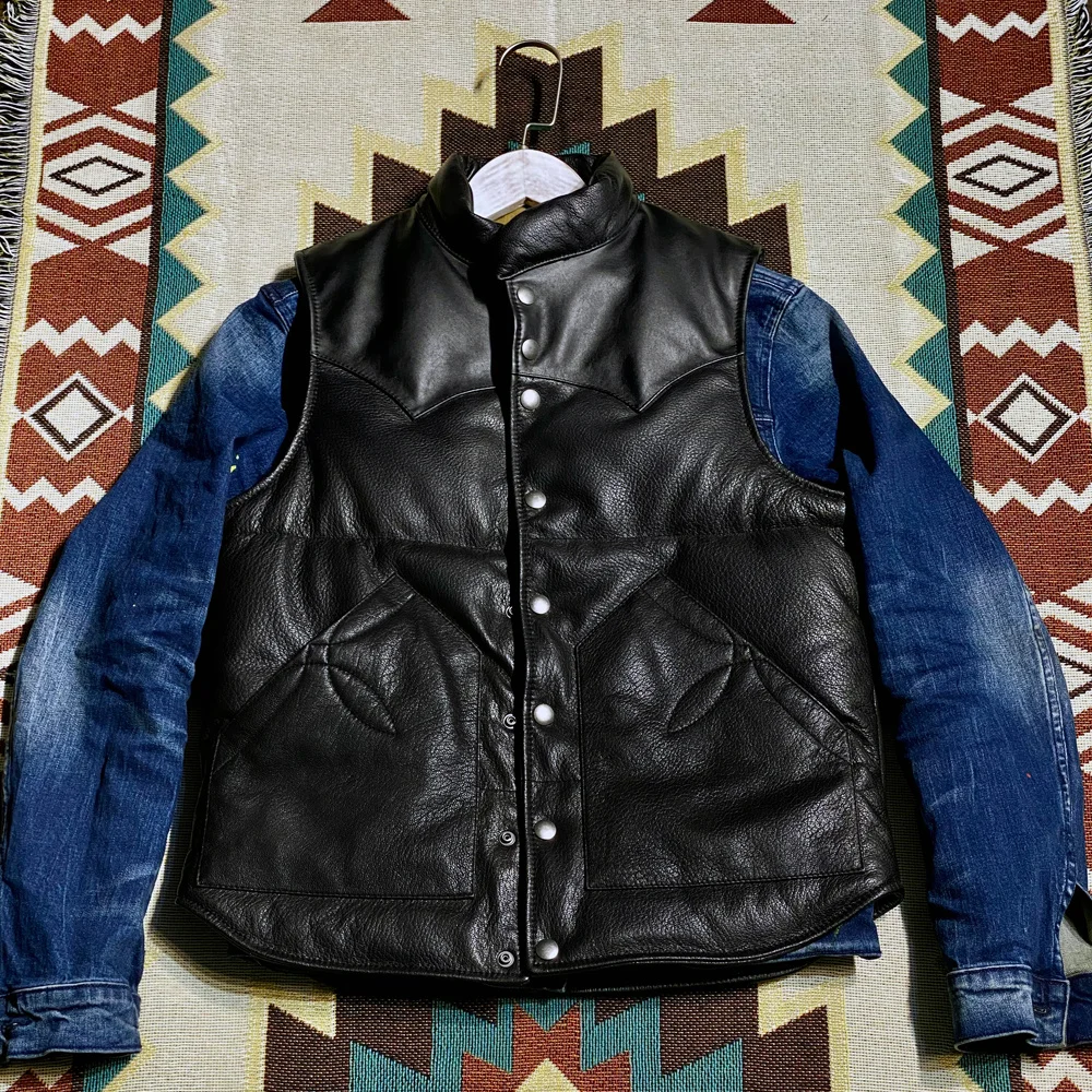 YR! Бесплатная доставка. Мужской черный жилет из натуральной кожи vest.90% белый утиный пух. Куртка из козьей кожи. Классический теплый повседневный кожаный жилет
YR! Бесплатная доставка. Мужской черный жилет из натуральной кожи vest.90% белый утиный пух. Куртка из козьей кожи. Классический теплый повседневный кожаный жилет