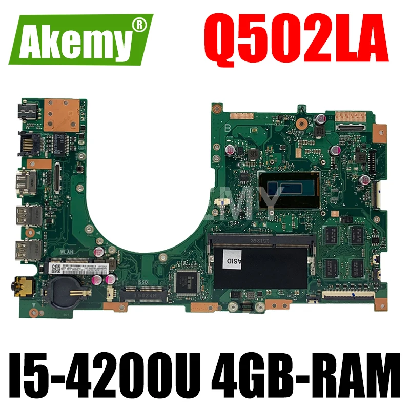 Новинка! Материнская плата Q502LA для ноутбука Asus Q502LAB Q502LA Q502L, материнская плата w/Φ 4GB-RAM
Новинка! Материнская плата Q502LA для ноутбука Asus Q502LAB Q502LA Q502L, материнская плата w/Φ 4GB-RAM