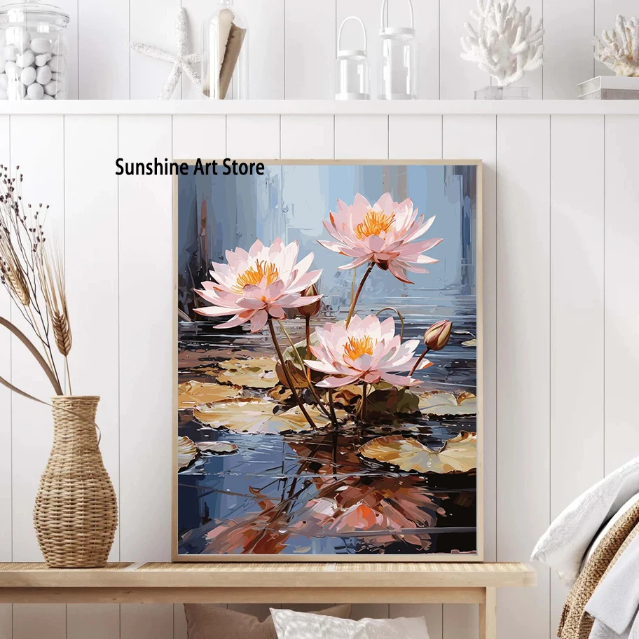 Настенная печать "Лотос", современный стиль
Настенная печать "Лотос", современный стиль