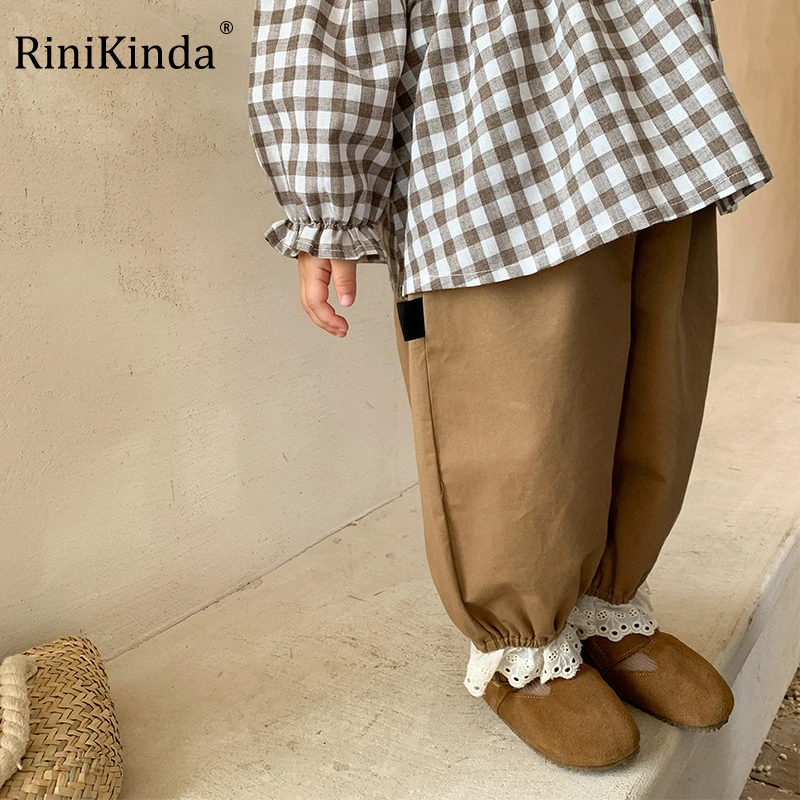 RiniKinda 2022 Children Autumn Pants Loose Korea Style Solid Color Breathable Trousers For Kids Pants Girls Kids Wide Pants
RiniKinda 2022 Children Autumn Pants Loose Korea Style Solid Color Breathable Trousers For Kids Pants Girls Kids Wide Pants