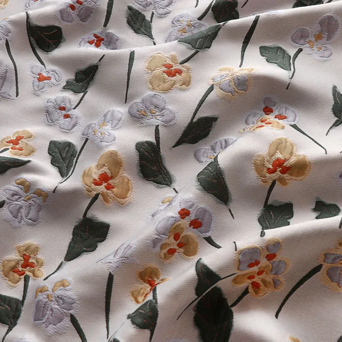 Spring yarn dyed relief jacquard fabric Three dimensional small yellow flower telas Chinese fashion hand DIY cloth tecido
Spring yarn dyed relief jacquard fabric Three dimensional small yellow flower telas Chinese fashion hand DIY cloth tecido